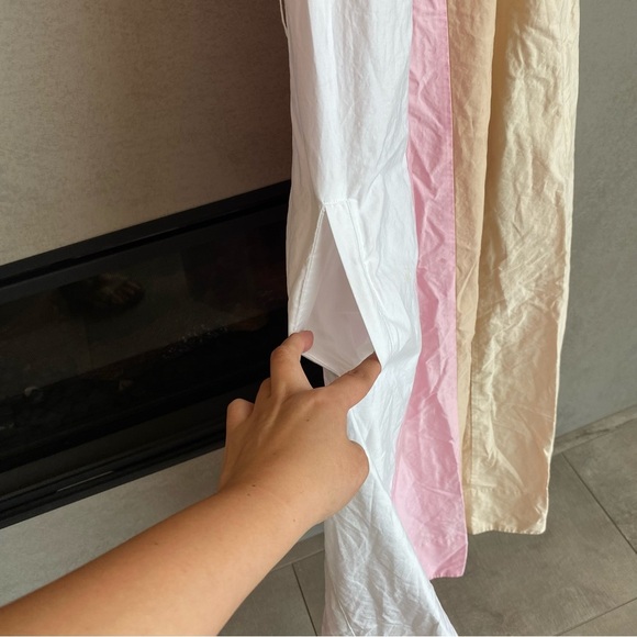 TIBI Colorblock Trapeze Poplin Midi Dress, Size XS - Picture 9 of 12